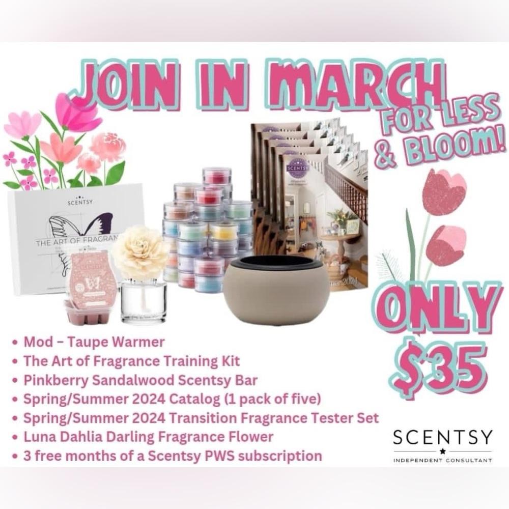 Join my team in March for only $35